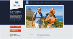 Desktop Screenshot of elitepainmanagement.com
